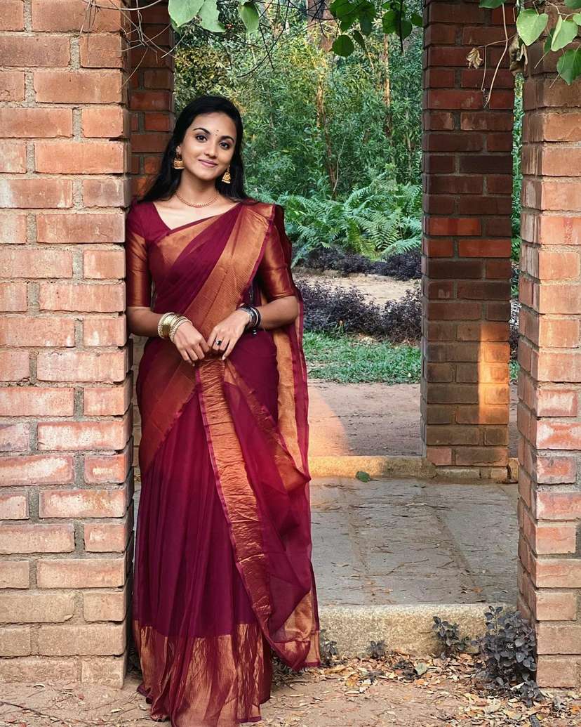 Solid Daily Wear Chiffon Saree Price in India Buy Solid Daily