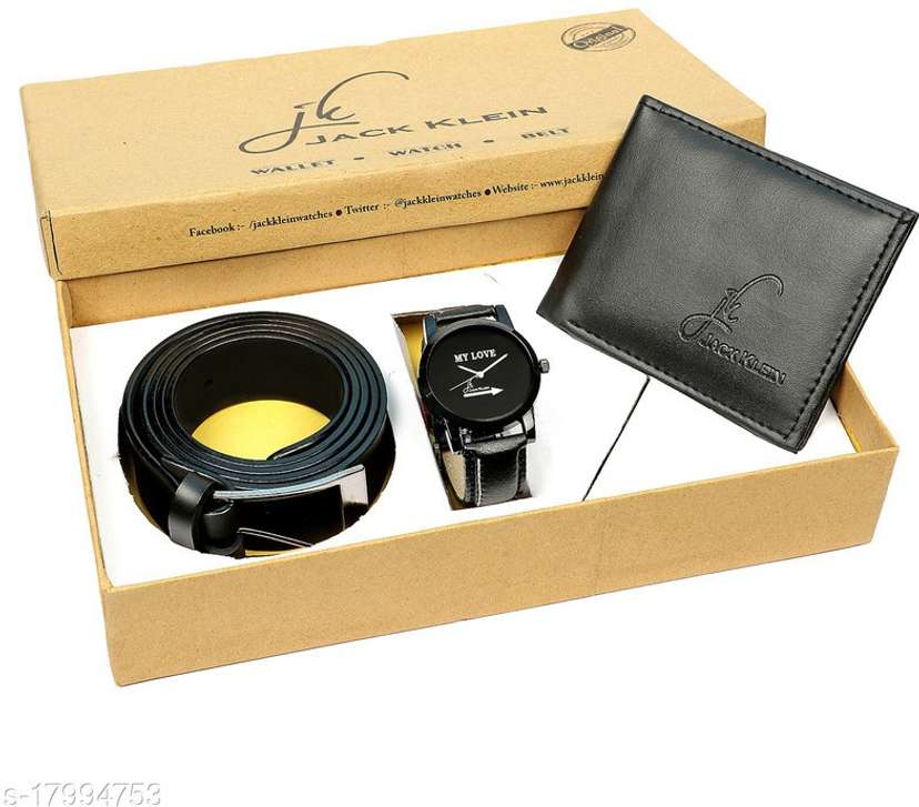 JACK KLEIN Belt Wallet Watch Combo Price in India Buy JACK