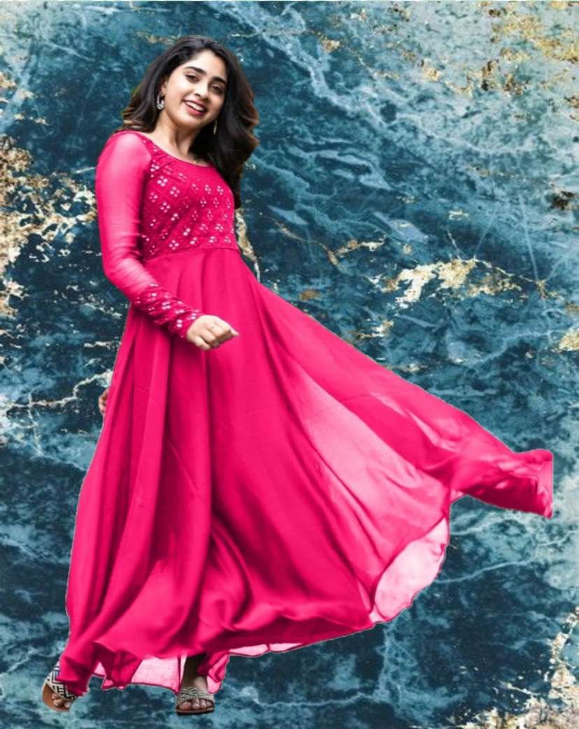 Anarkali gown deals with price