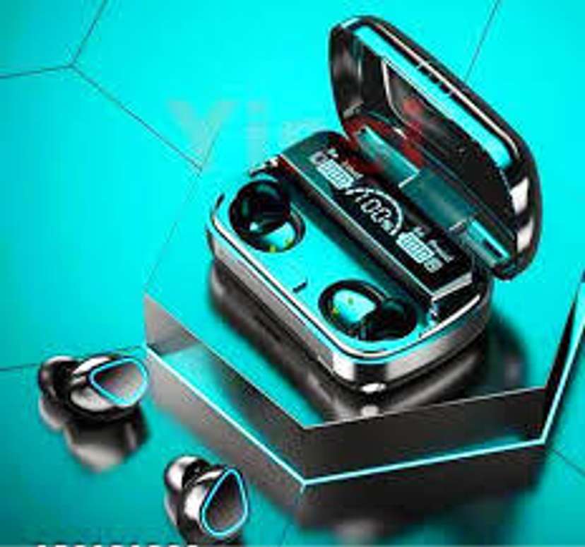 M 10 Wireless Bluetooth Earbuds with bluetooth headset black