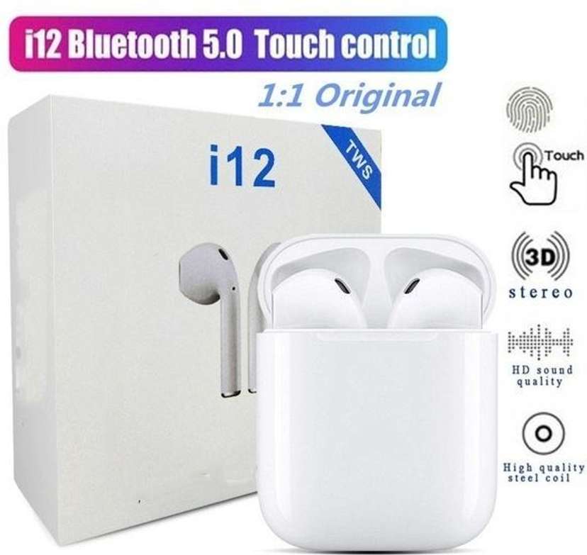 I12 best sale bluetooth earphones
