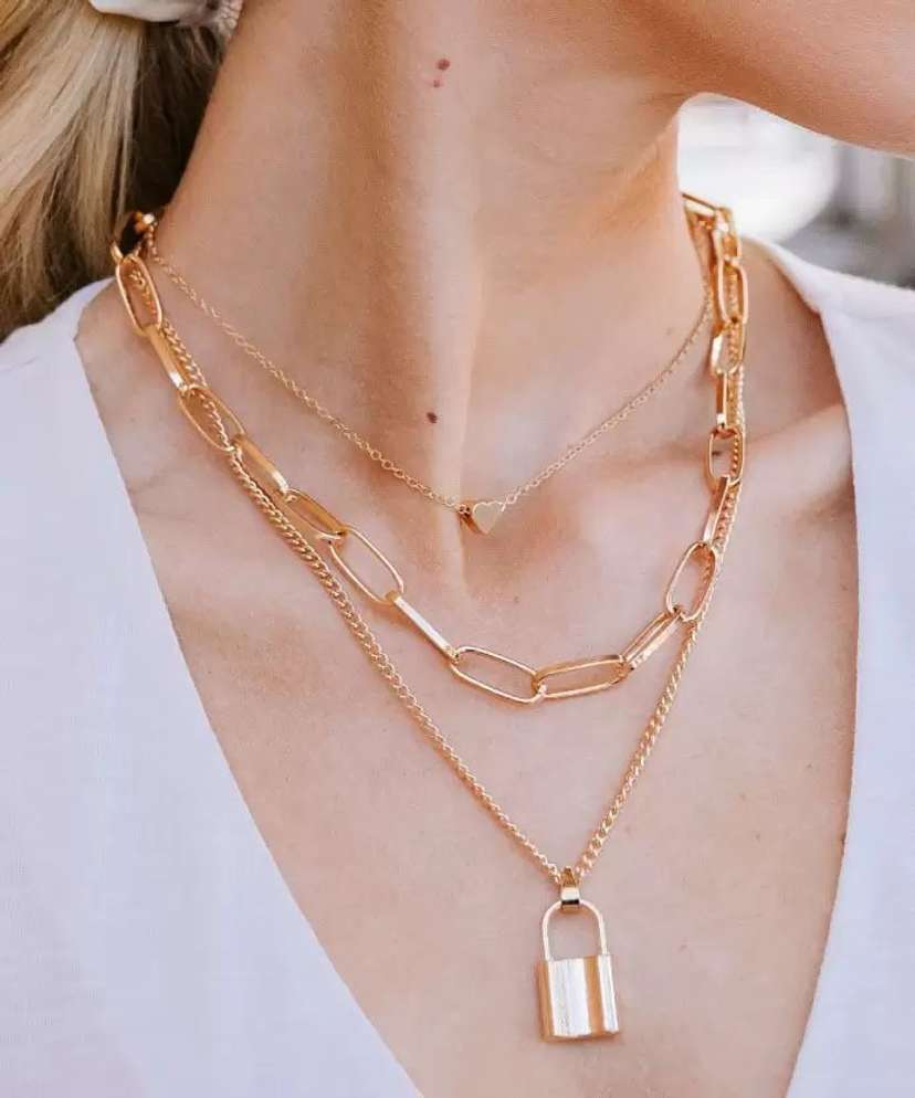 Aesthetic discount chain necklace