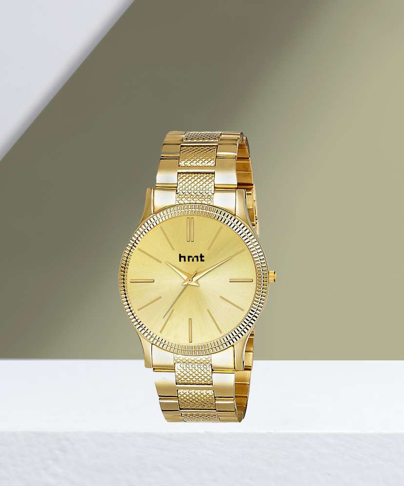 Original Golden Chain Hands Wrist Company Watch For Mens Boys