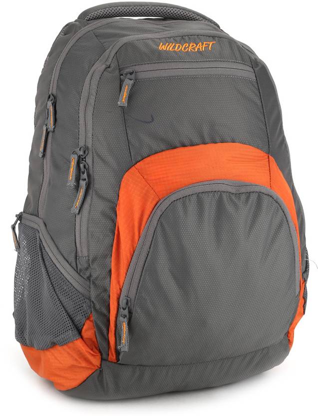 Wildcraft Hopper orange 30 L Laptop Backpack Orange, Grey Price in