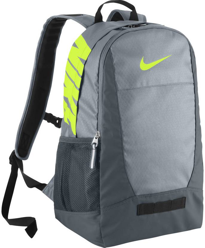 NIKE Team Training Max Air Large Laptop Backpack Green, Grey Price in