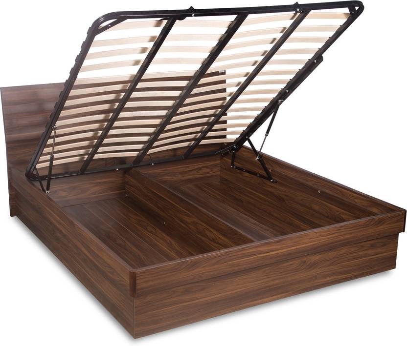 Godrej Interio Snooze Engineered Wood Queen Hydraulic Bed Price in