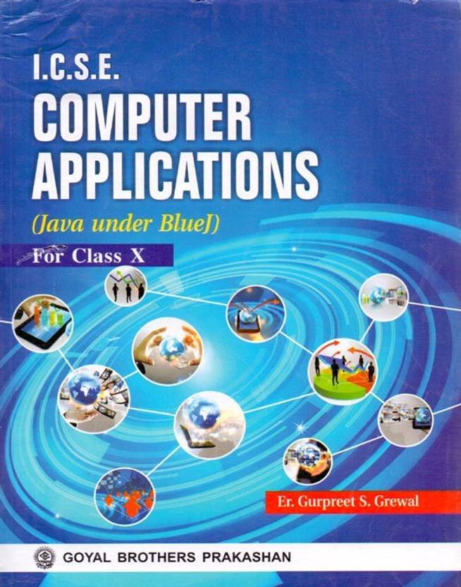 ICSE Computer Applications Java Under Bluej For Class-10: Buy ICSE ...