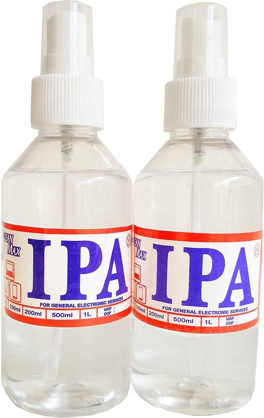 Cleanmax IPA Spray 200ml ( Pack of 2 ) for Computers, Laptops Price in