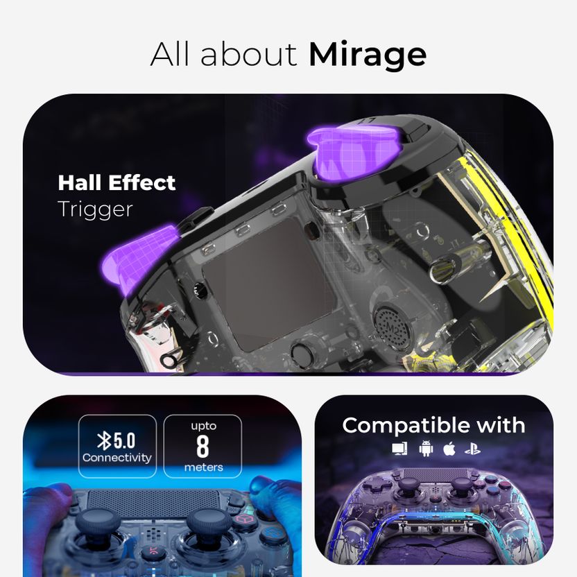 Kreo Mirage Wireless RGB Gaming Controller - Image 9