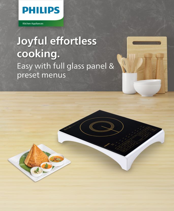 PHILIPS 2100W Induction Cooktop Black HD4938/01 - Image 10