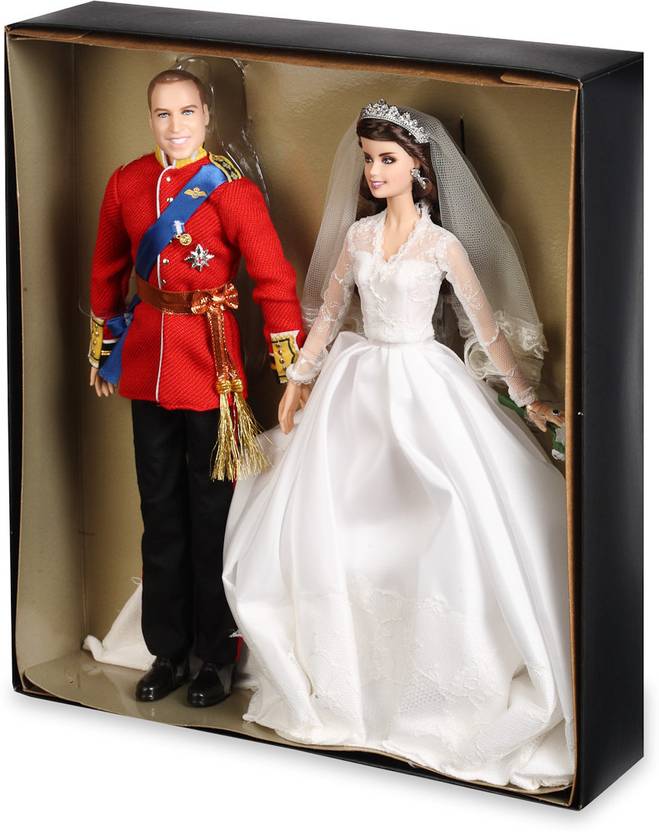 BARBIE William and Catherine Kate Middleton Royal Wedding Collector