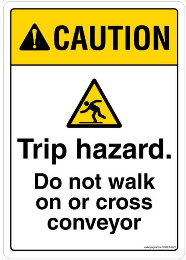 Safety Sign Store Caution Trip Hazard Emergency Sign Price in India