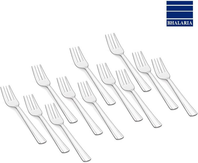 bhalaria Dom Dessert Fork Stainless Steel Serving Fork Set