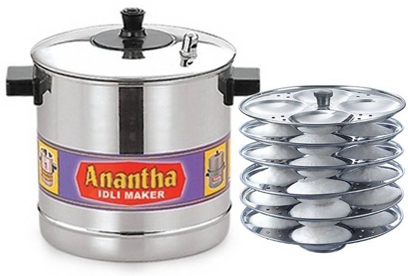 Anantha Aluminium 6 Plate Idli cooker Induction & Standard Idli Maker