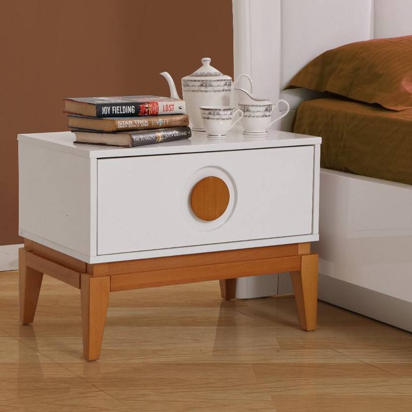 EVOK Malta Engineered Wood Bedside Table Price in India Buy EVOK