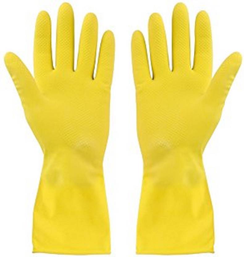EXCEL IMPEX Household Latex (1 Pair) Wet and Dry Glove