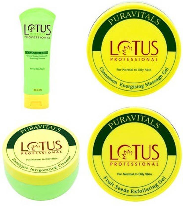 Lotus Professional Puravitals Facial Kit Price in India - Buy Lotus 
