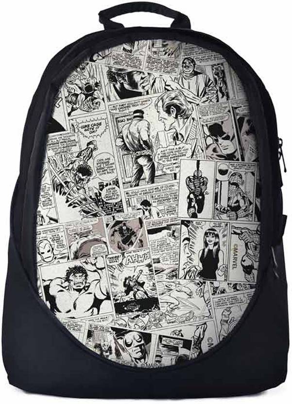 Comic Book Strip Pattern Print Backpack main image 0