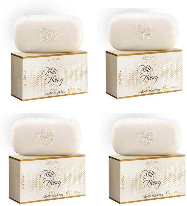 Oriflame Milk & honey Soap(pack of 4)