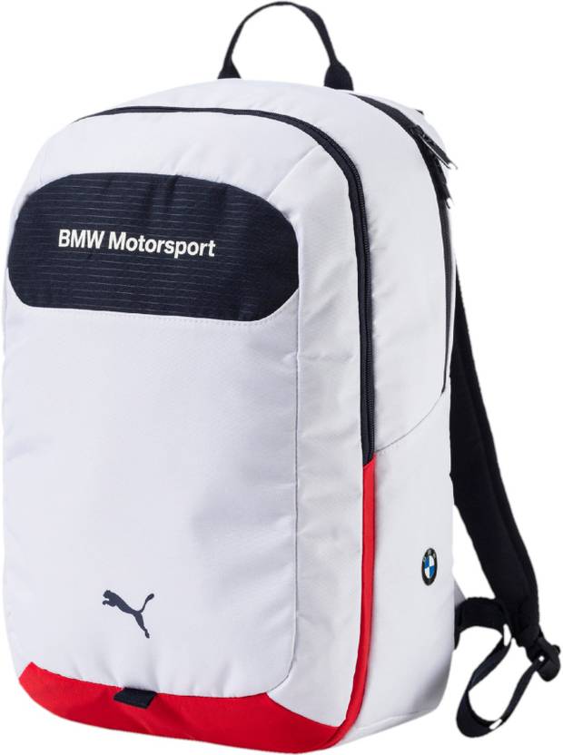 PUMA BMW Motorsport 25 L Laptop Backpack White - Price in India ...