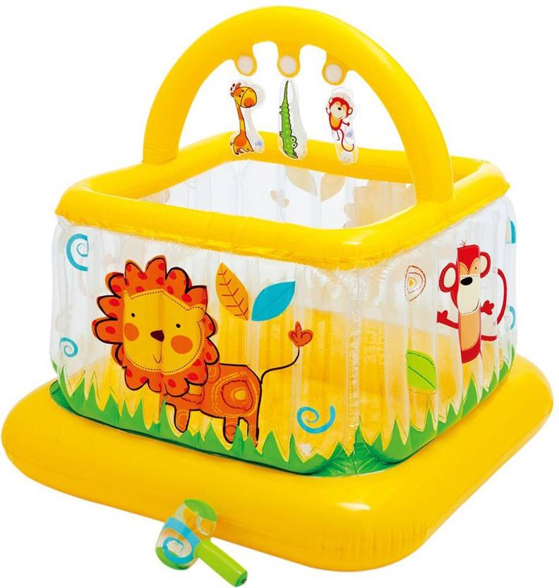 INTEX ® Original Inflatable Soft Sides Lil Baby Bouncer Kids Jumping