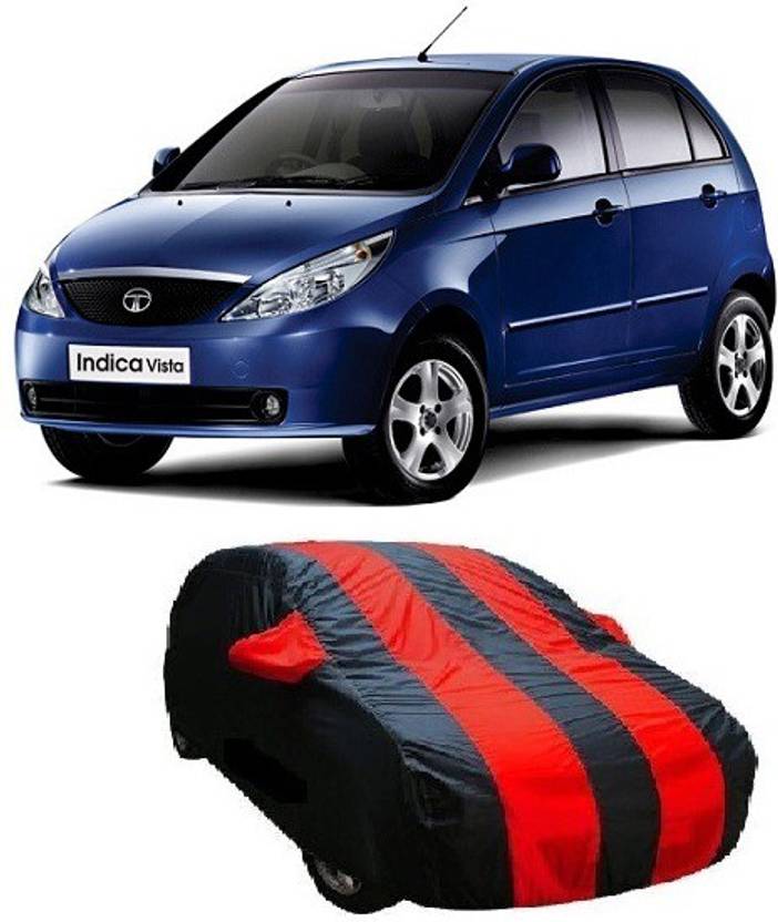Accedre Car Cover For Tata Indica Vista (With Mirror Pockets)