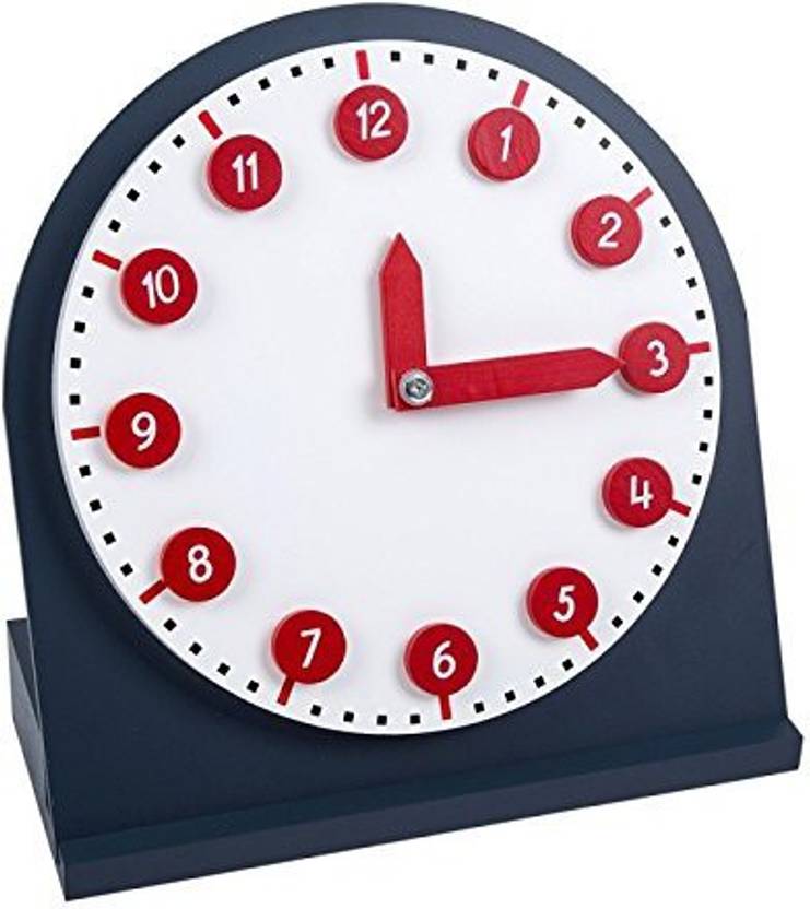 Generic Montessori Math Materials Clock With Moveable Hands For Early