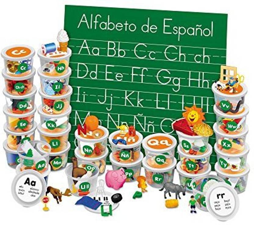 Generic Lakeshore Spanish Alphabet Teaching Tubs Price in India Buy