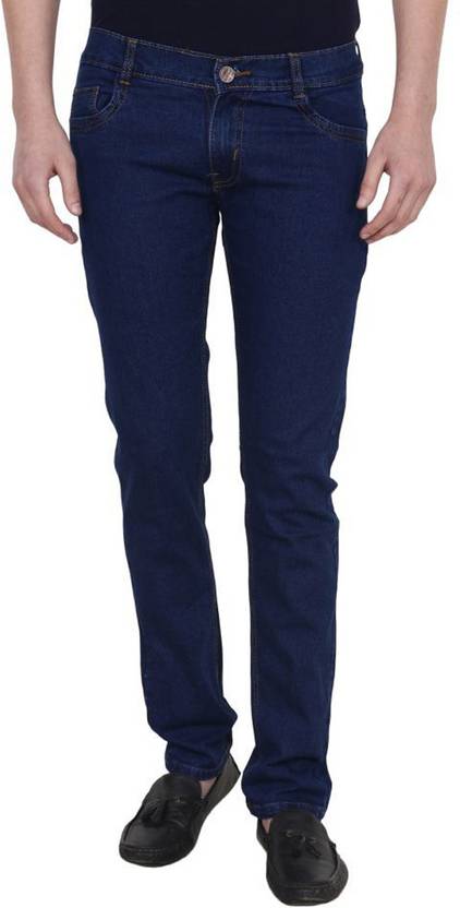 Masterly Weft Slim Men Dark Blue Jeans
