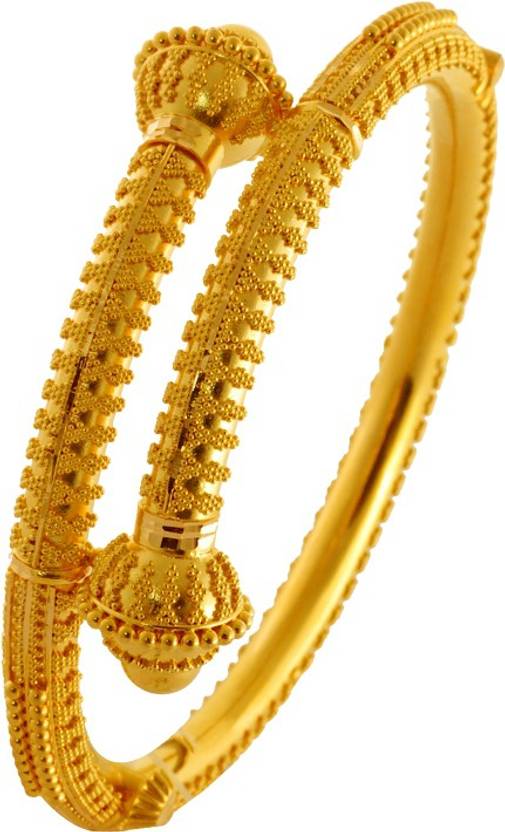 PC Chandra Jewellers GOLDLITES Yellow Gold 22kt Bangle Price in India - Buy PC Chandra Jewellers