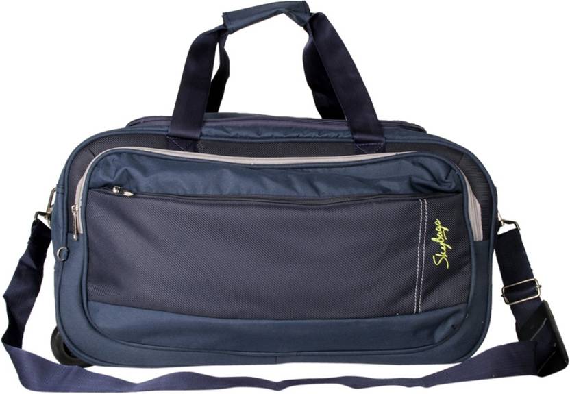 SKYBAGS Italy 52 cm Duffle Wheel Trolley (Blue) Duffel With Wheels