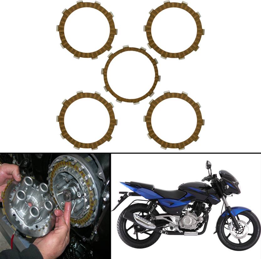 Autofy Aluminium Clutch Plates For Bajaj Pulsar180/ UG3 (Set of 5