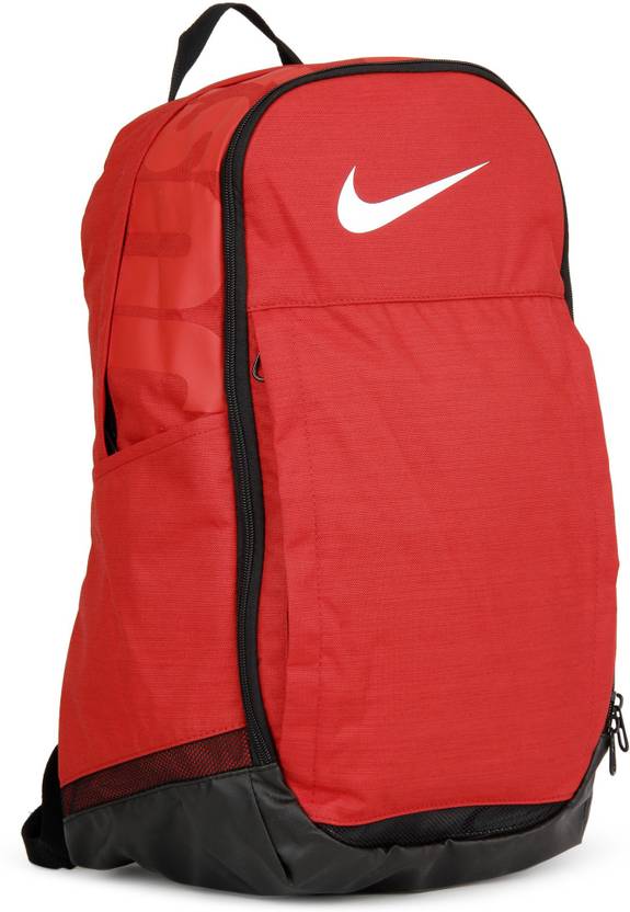 NIKE NK BRSLA XL 15 L Laptop Backpack University Red, White, Black