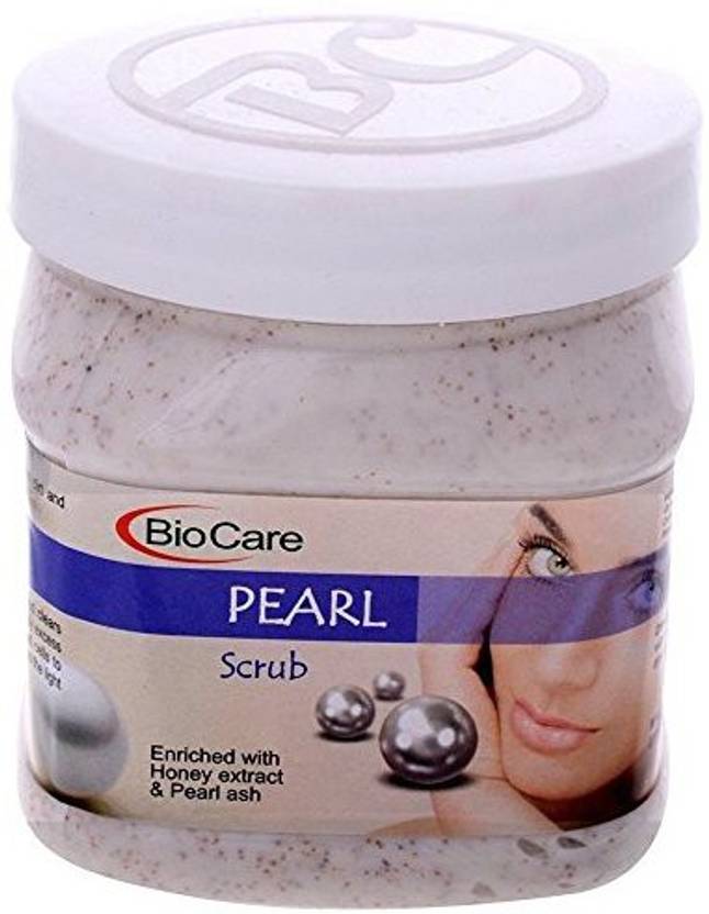 BIOCARE Pearl Scrub Enriched With Honey Extract & Pearl Ash Scrub