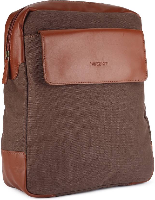 HIDESIGN PLATO 03CANVAS SOHODESERT PALM TAN 5 L Laptop Backpack Tan