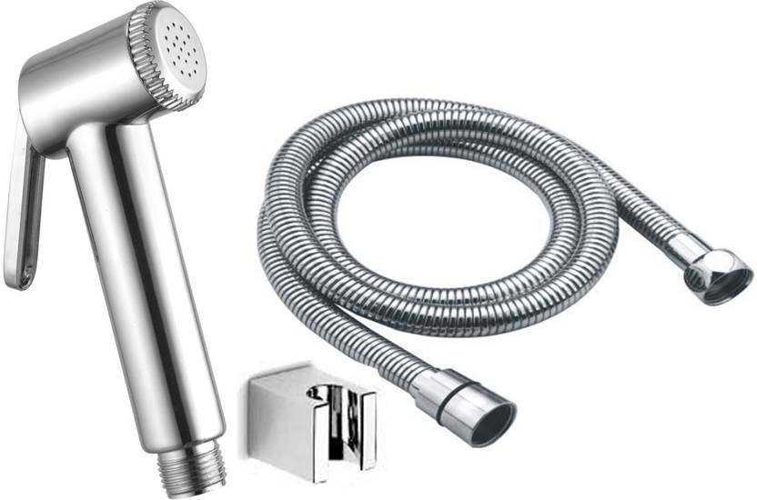 Salonica Health Faucets Shower Toilet Jet Spray Sliver Shine With 1.5