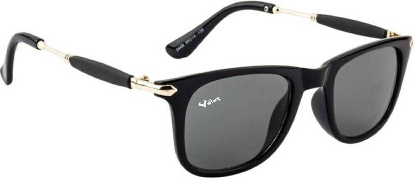 UV Protection Wayfarer Sunglasses (55)  (For Men & Women, Black)