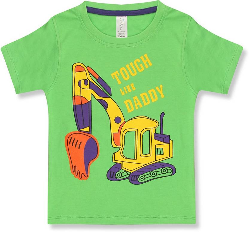 Ap'pulse Boys Graphic Print Cotton Blend Regular T Shirt
