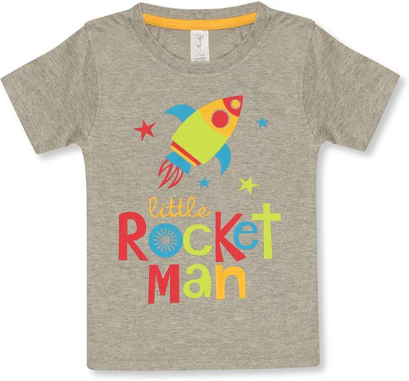 Ap'pulse Boys Graphic Print Cotton Blend Regular T Shirt