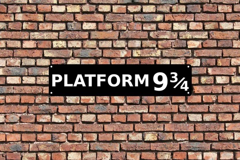 Platform 9 3 4 Harry Potter | Wall Art Poster Fine Art Print - Art