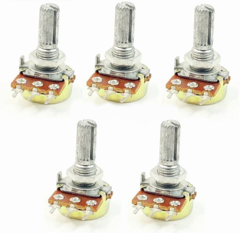 PrimeRobotics Potentiometer B50K 15mm Shaft (Set of 5) Educational