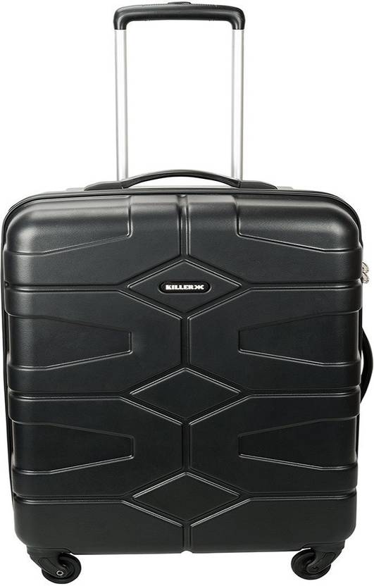 KILLER Suitcase Expandable Checkin Suitcase 24 inch Black Price in