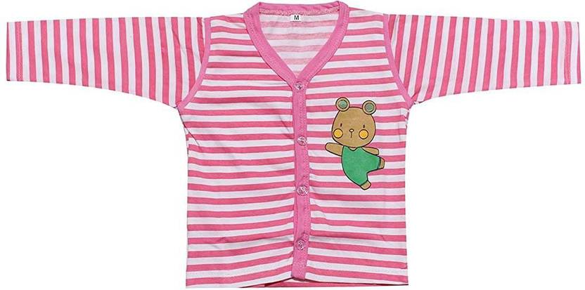 babeezworld Boys & Girls Striped Cotton Blend Regular T Shirt