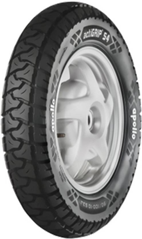 Apollo 90/100-10 53P ACTIGRIP S5 90/100-10 Front Two Wheeler Tyre Dual Sport, Tube Less