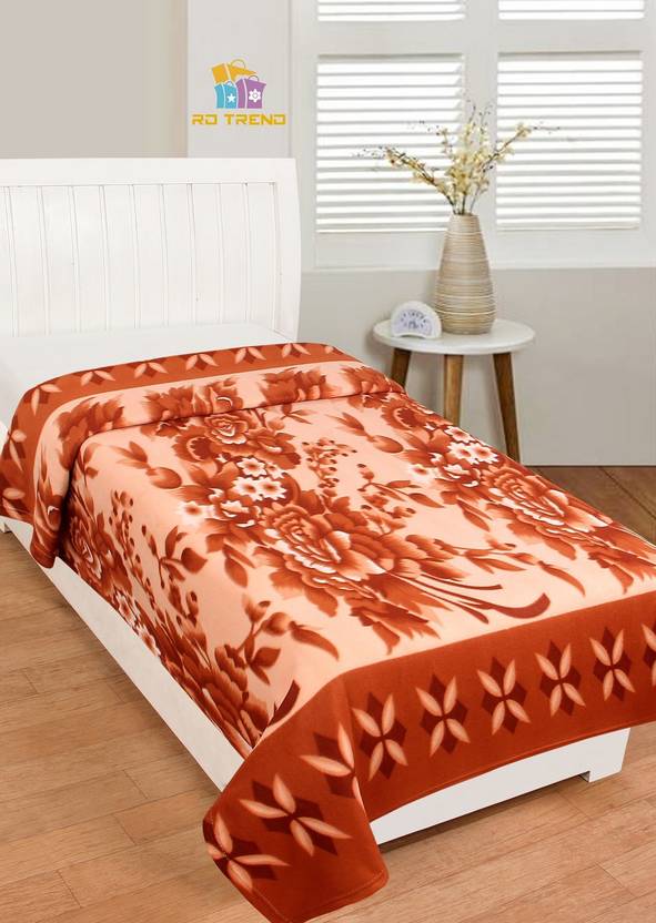 RD TREND Floral Single AC Blanket for AC Room Buy RD TREND Floral Single AC Blanket for AC