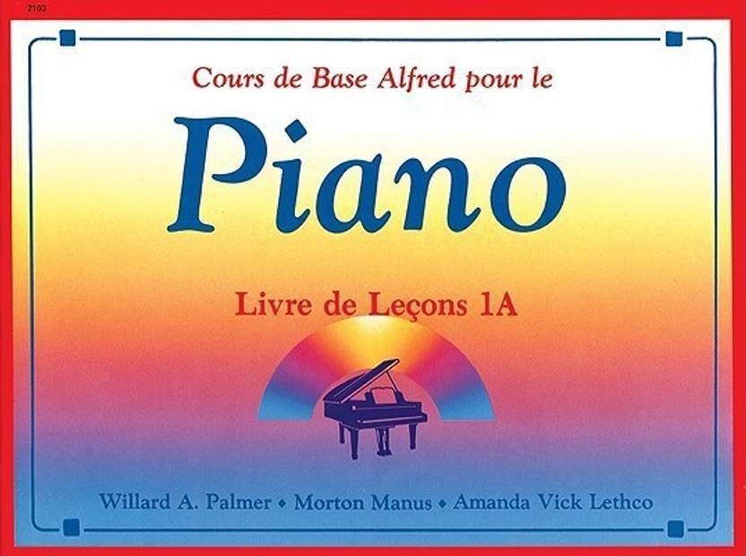 Alfred's Basic Piano Library Lesson 1A Frans