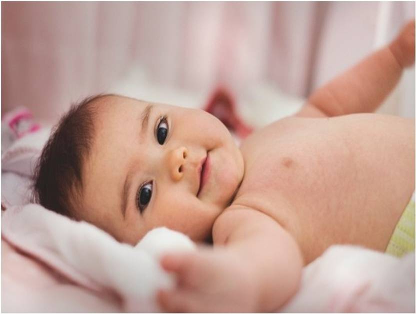 Cute Baby Poster New Born Kid Smiling Baby Poster Wall Poster With Gum Strip Paper Print