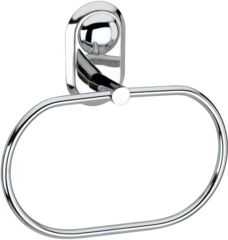 deeplax towel ring moxy oval holder stand silver Towel Holder