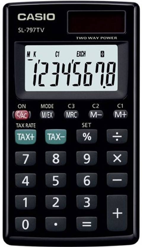CASIO SL797TV Portable Basic Calculator