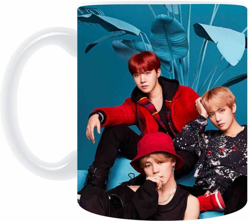 AngaarLook BTS- SIgnature (350 ML) Ceramic Coffee Mug